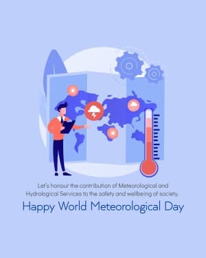 World Meteorological Day banner