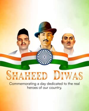 Shahid Diwas poster