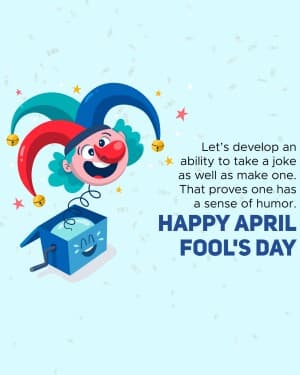April Fool Day graphic