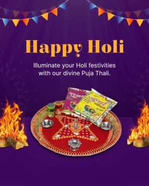 Holi Pooja Thali banner