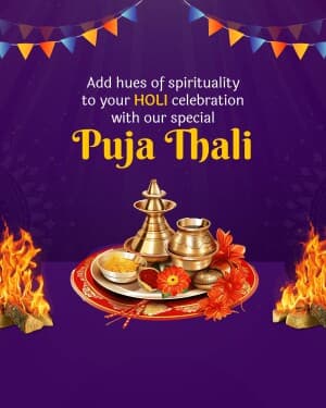 Holi Pooja Thali image