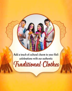 Traditional Clothes flyer