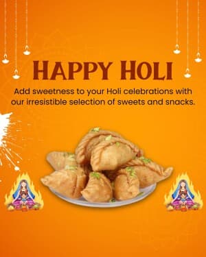 Holi Sweets & Snacks flyer