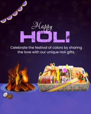 Holi Gift flyer