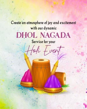 Dhol Nagada event poster