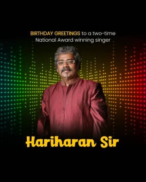 Hariharan Birthday illustration