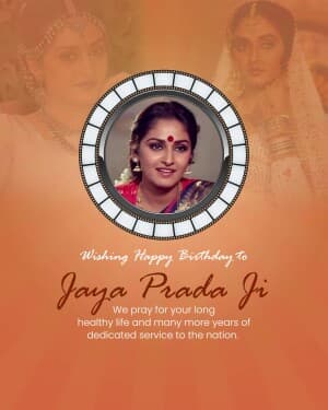 Jaya Prada Birthday graphic