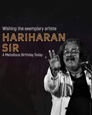Hariharan Birthday video