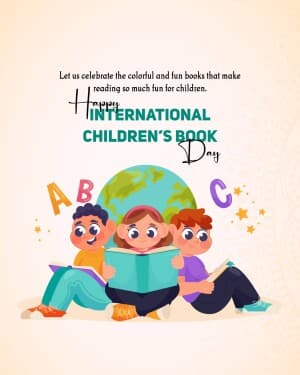 International Children’s Book Day graphic