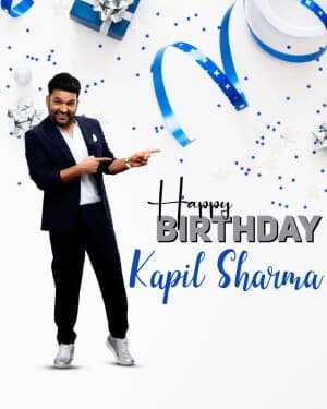 Kapil Sharma Birthday illustration