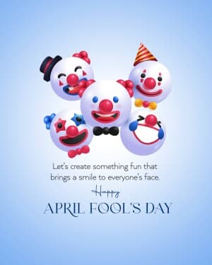 April Fool Day flyer