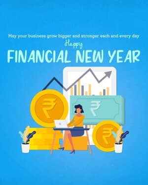 Financial New Year Facebook Poster