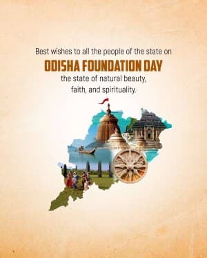 Odisha day poster