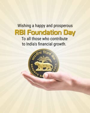 RBI Foundation Day poster Maker