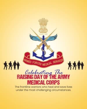 Raising day of the Army Medical Corps illustration