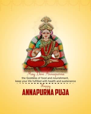 Annapurna Puja illustration