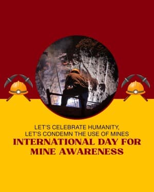 International Day for Mine Awareness graphic