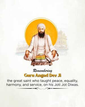 Guru Angad Dev Ji Jyoti Jyot Diwas video