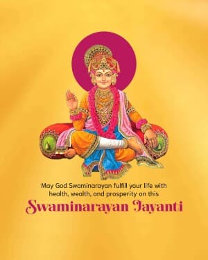 Swaminarayan Jayanti graphic