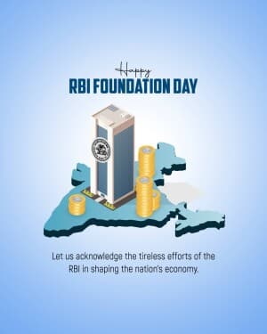 RBI Foundation Day event advertisement