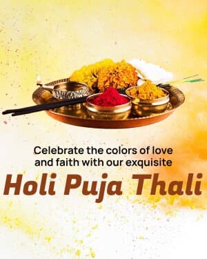 Holi Pooja Thali post