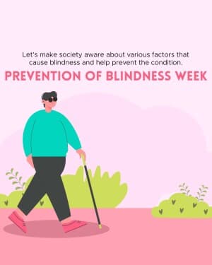 Prevention of Blindness Week flyer