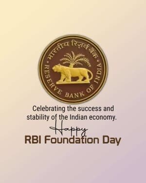 RBI Foundation Day video