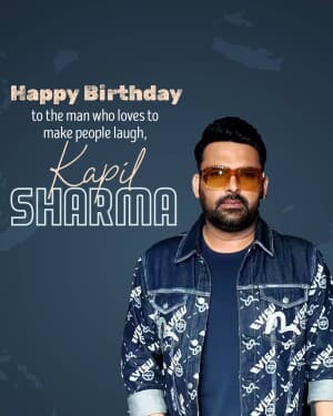 Kapil Sharma Birthday poster