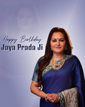 Jaya Prada Birthday poster