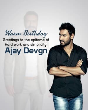 Ajay Devgn Birthday banner
