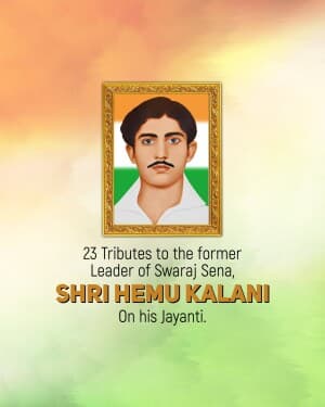 Hemu Kalani Jayanti poster