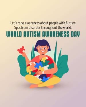 World Autism Awareness Day illustration