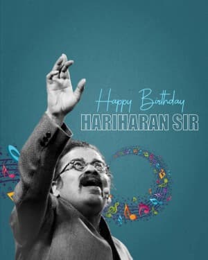 Hariharan Birthday flyer