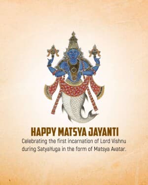 Matsya Jayanti post