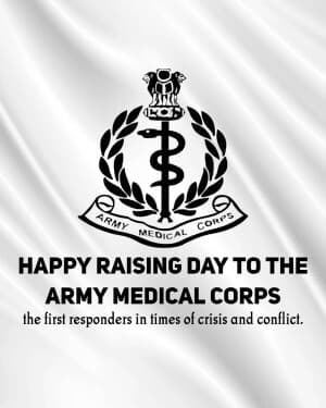 Raising day of the Army Medical Corps video