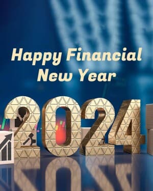 Financial New Year illustration