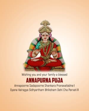 Annapurna Puja post