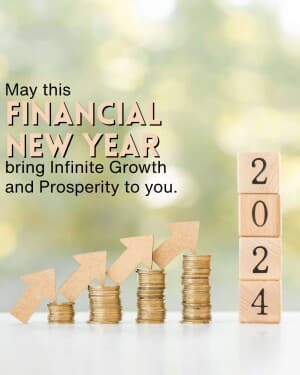Financial New Year graphic