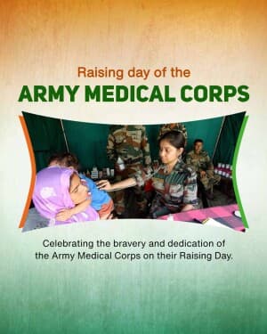 Raising day of the Army Medical Corps image