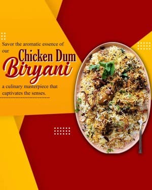 Biryani flyer