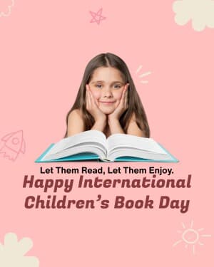 International Children’s Book Day event poster