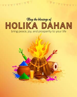 Holika Dahan flyer