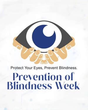 Prevention of Blindness Week event poster
