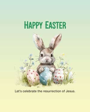 Happy Easter poster