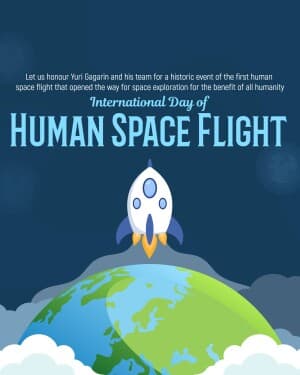 International Day of Human Space Flight illustration