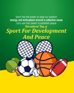 International Day of Sport for Development and Peace video