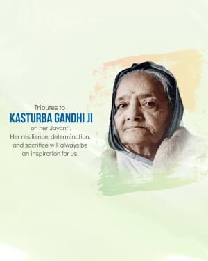 Kasturba Gandhi Jayanti video