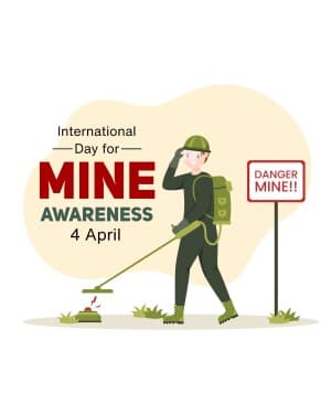 International Day for Mine Awareness banner