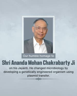 Ananda Mohan Chakrabarty Jayanti video