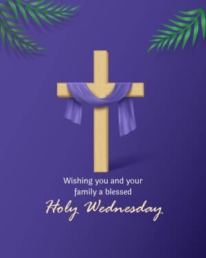 Holy Wednesday video